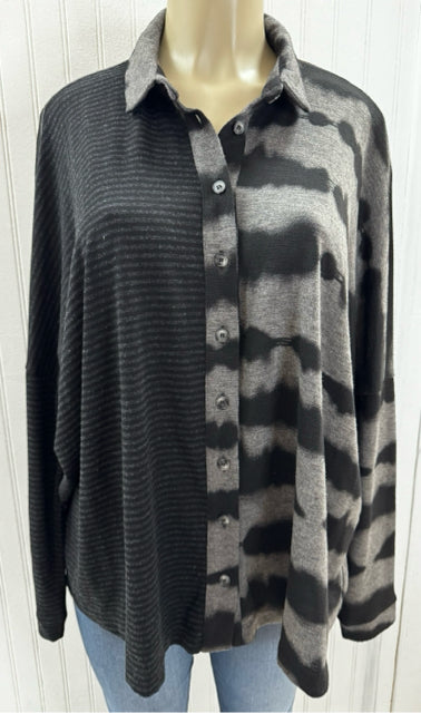 Size S Alembika black and gray TOPS