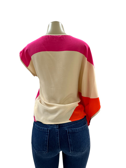 TRINA TURK Size S pink and cream TOPS