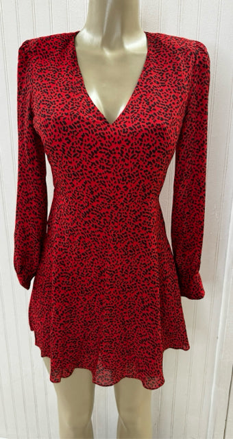 ALICE AND OLIVIA Size 2 red and black Dress